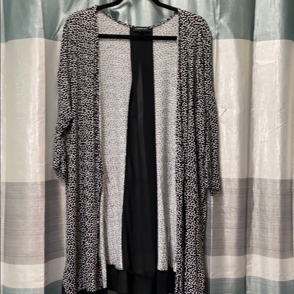 Lane Bryant Cardigan with Sheer Panel
